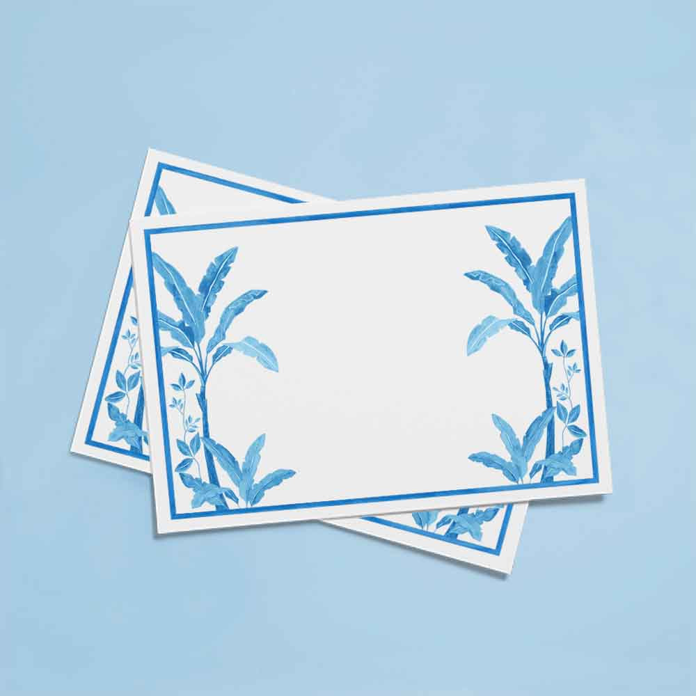 Cards Blue Palms