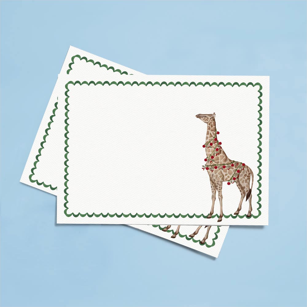 Cards & Envelopes Christmas Giraffe