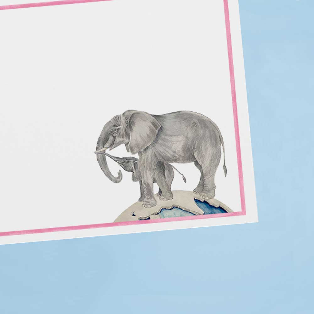 Cards & Envelopes It's an Elephants World