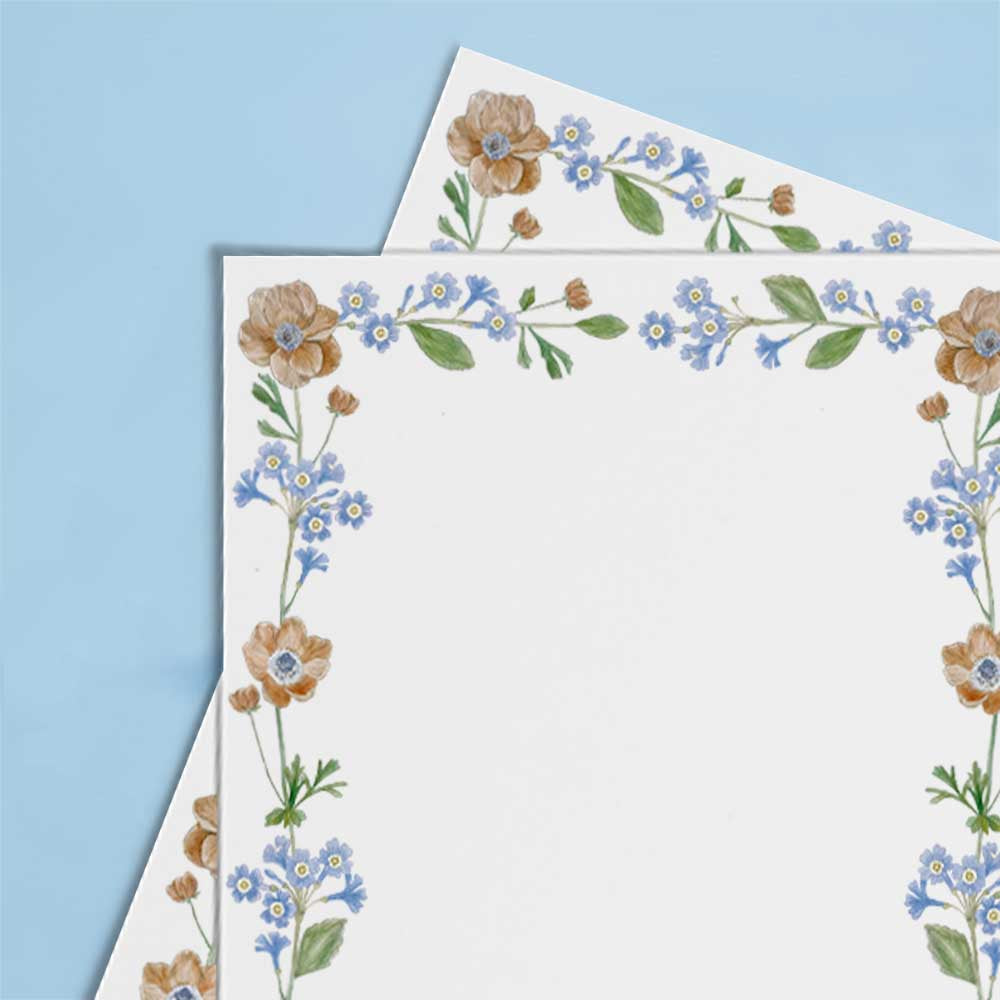 Personalised Invitation Spring Florals