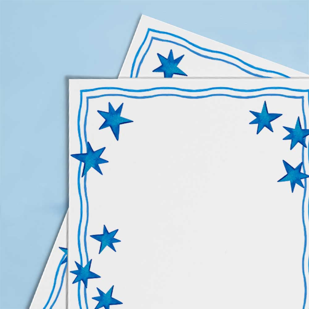 Personalised Menu Starry Night