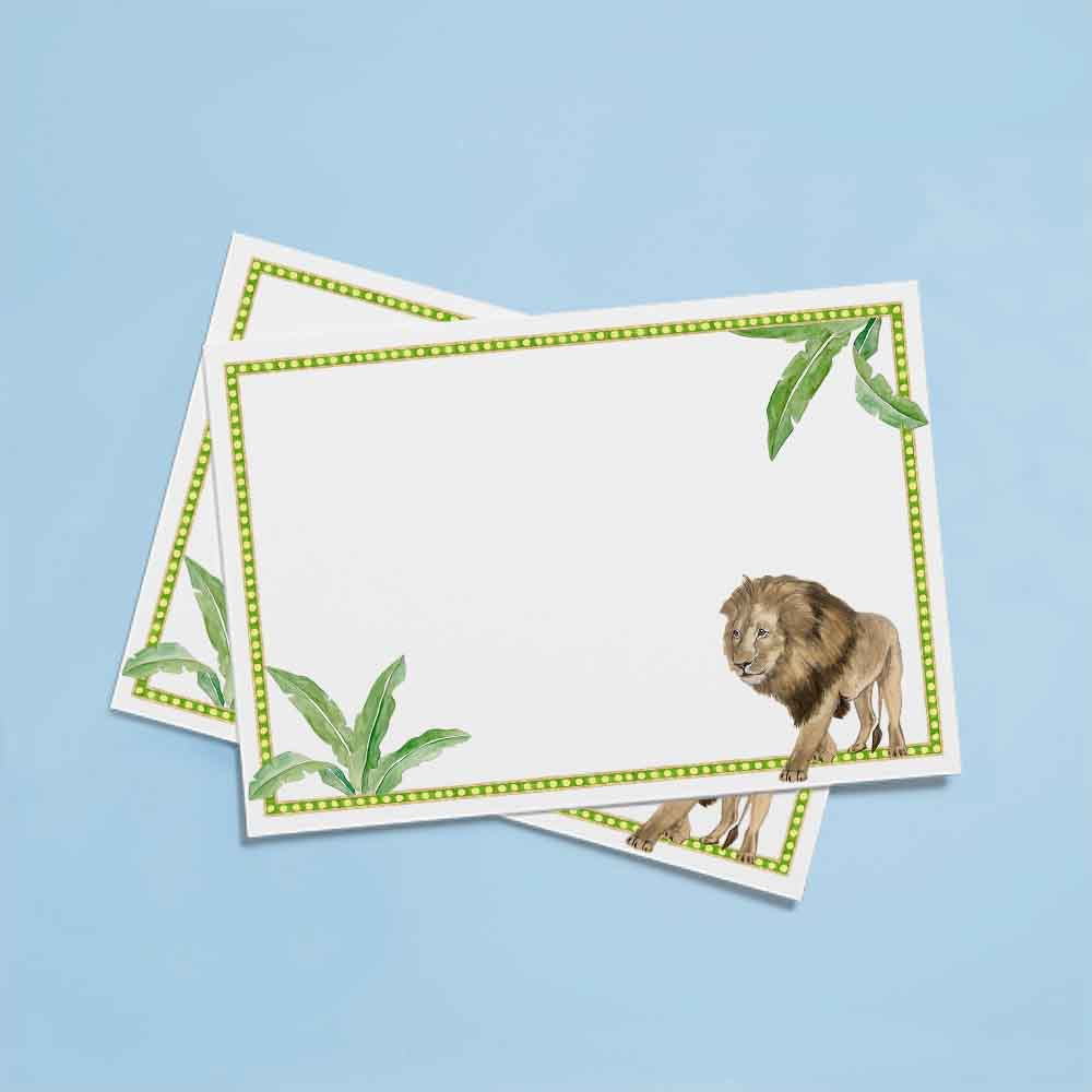 Cards & Envelopes King of the Jungle