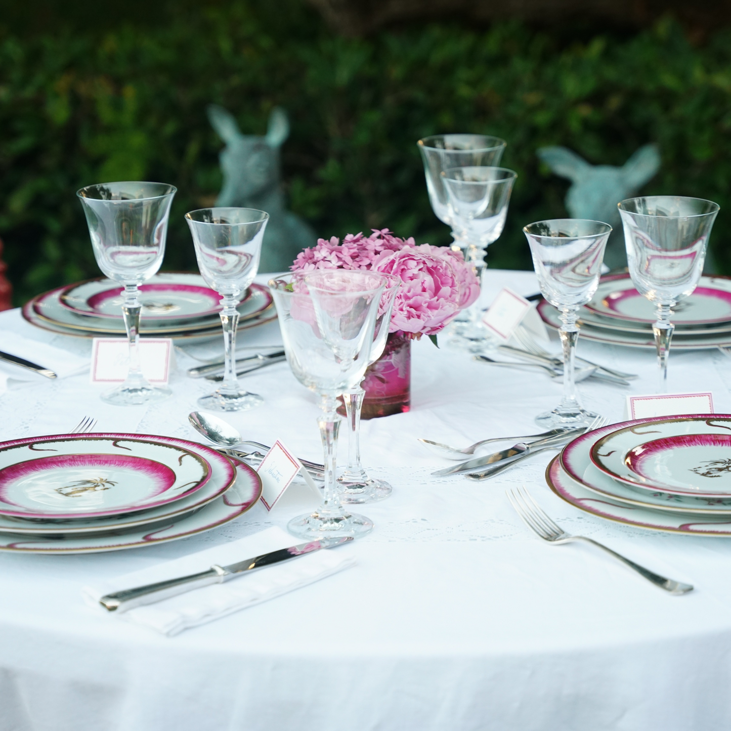 Place Cards Red and Pink