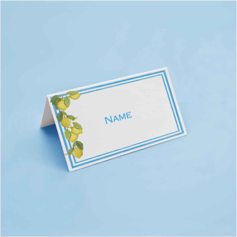 Personalised Place Card When Life Brings You Lemons
