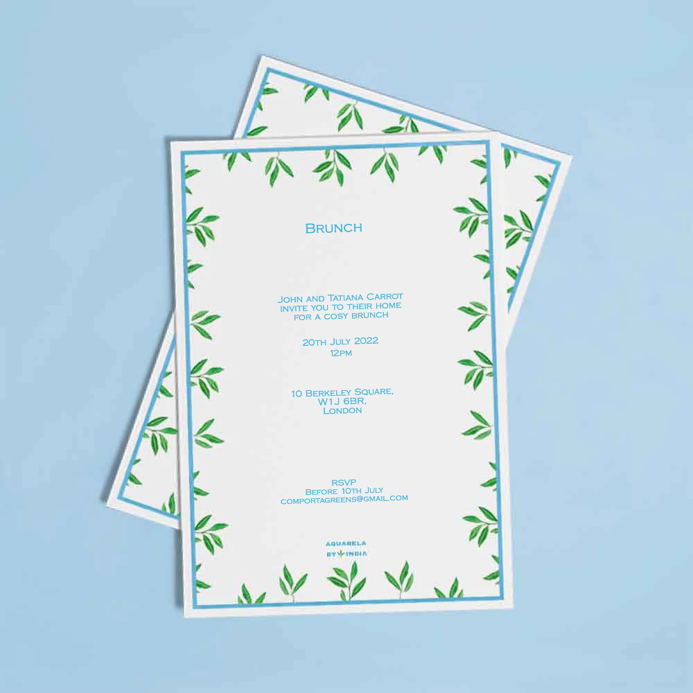 Personalised Invitation Comporta Greens