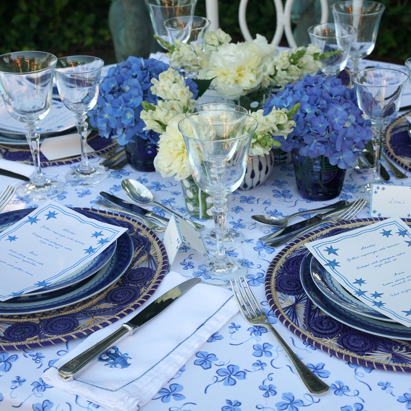 Personalised Menu Starry Night