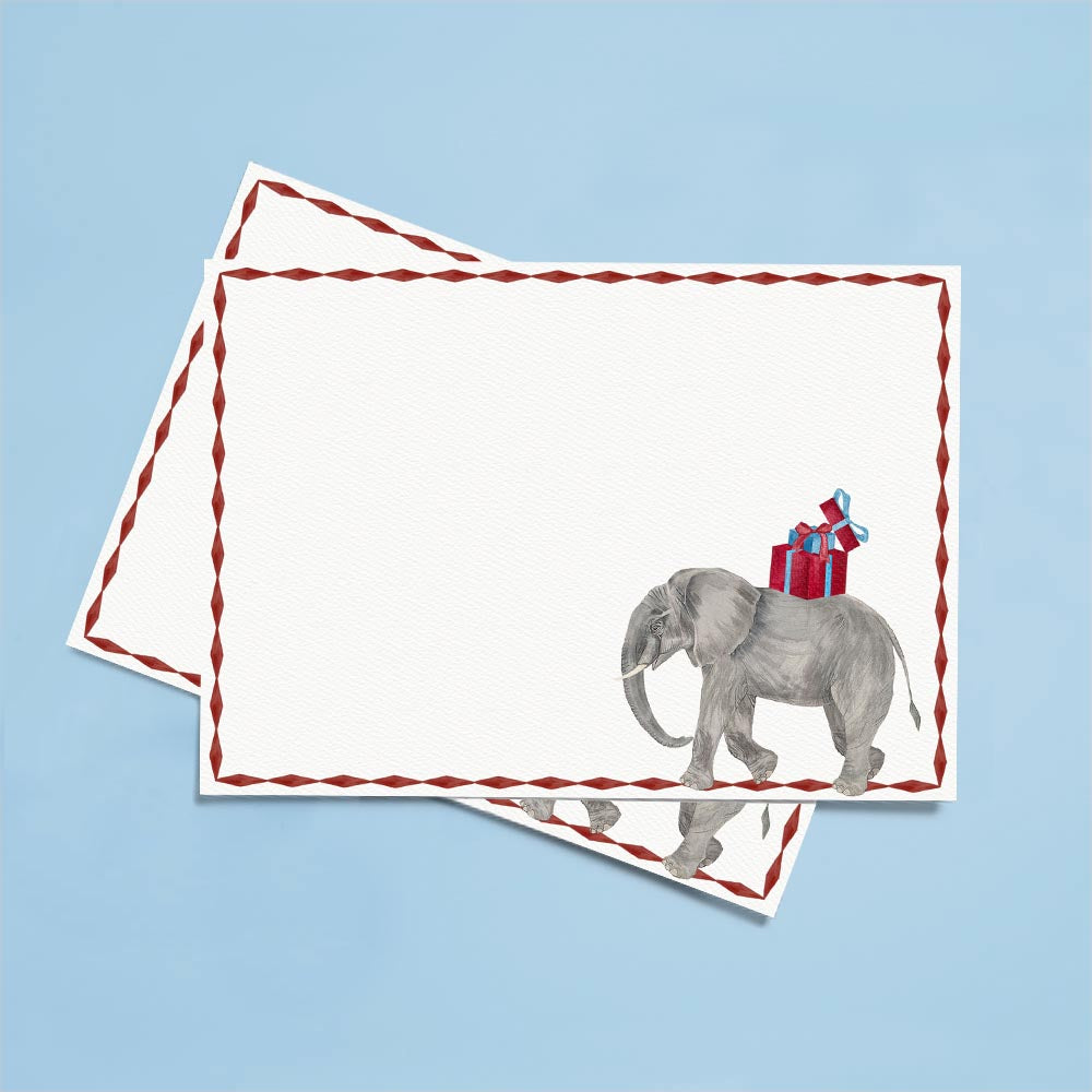 Cards & Envelopes Christmas Elephant