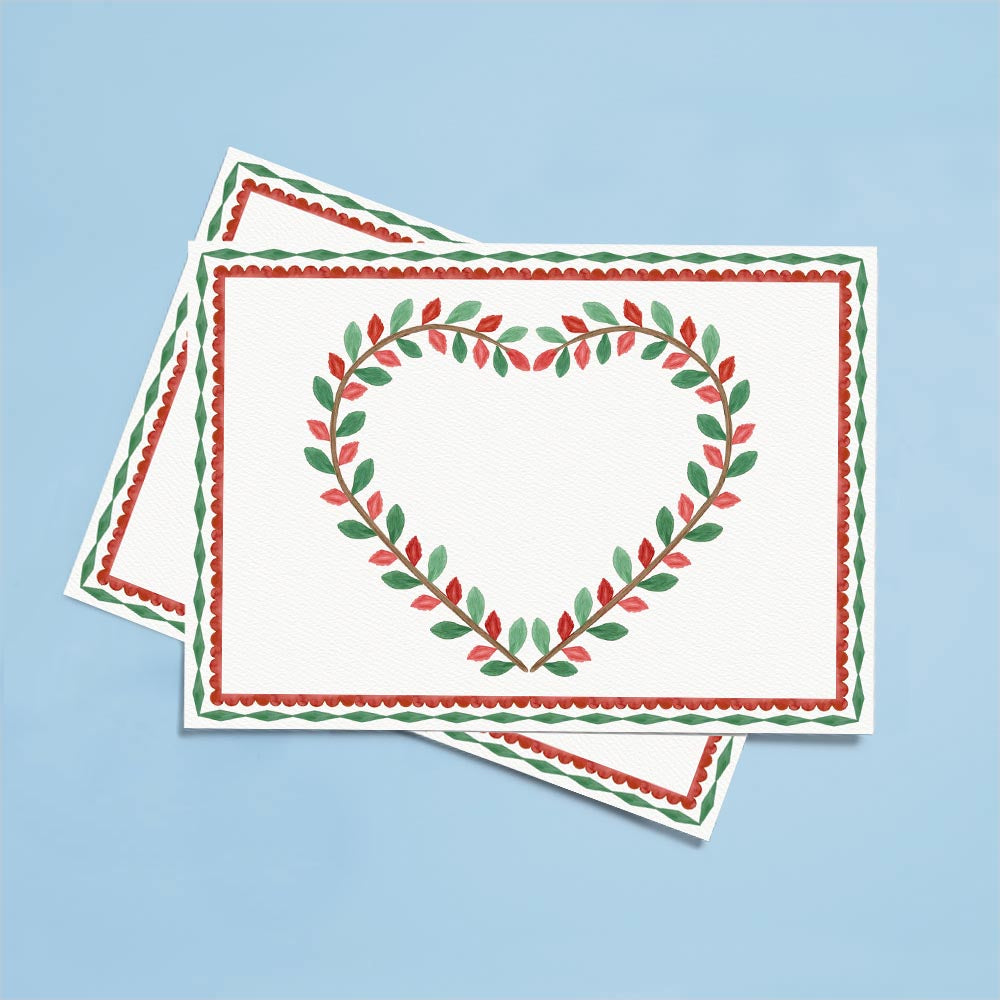 Cards & Envelopes Christmas Heart