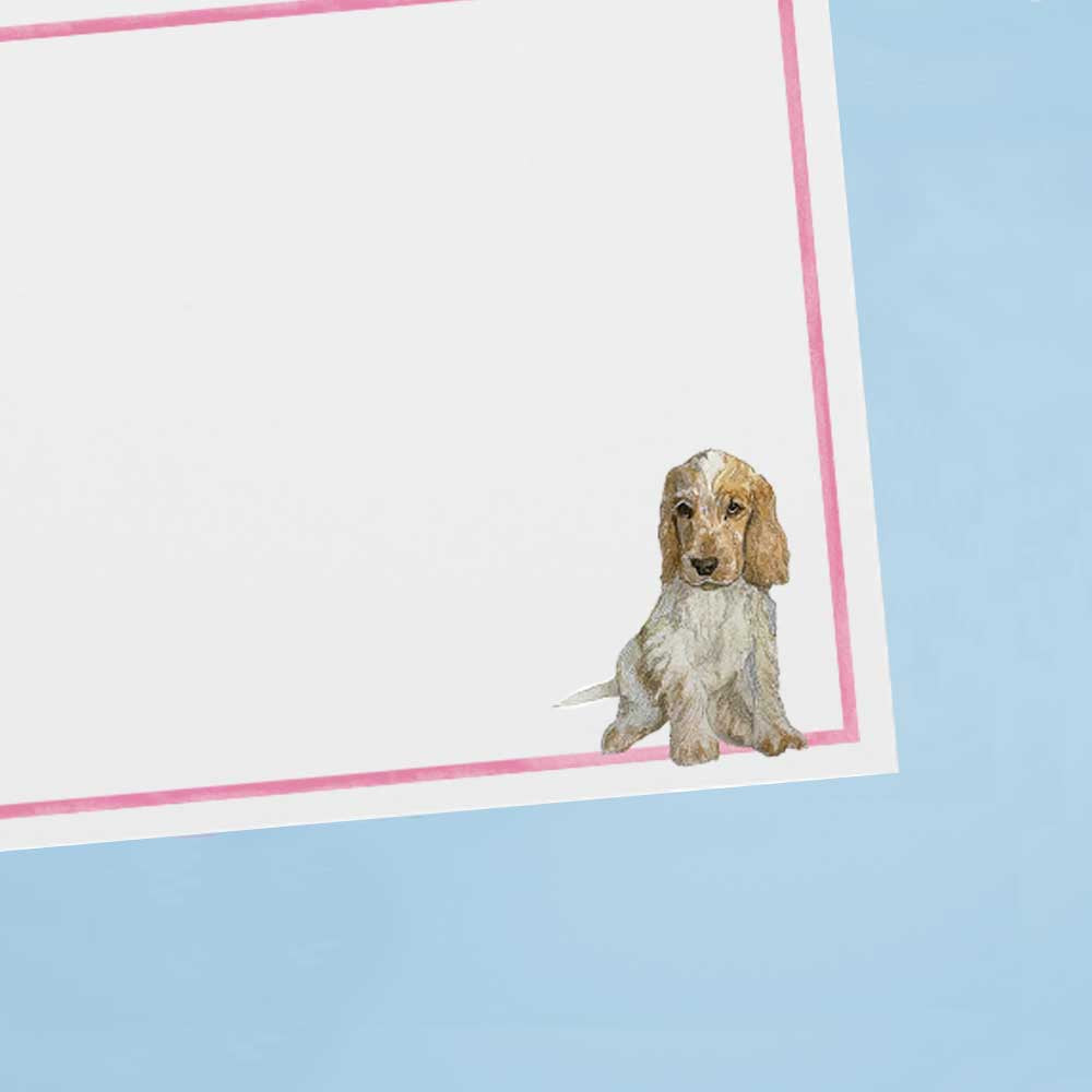 Cards & Envelopes Light Cocker Spaniel – Aquarela by India