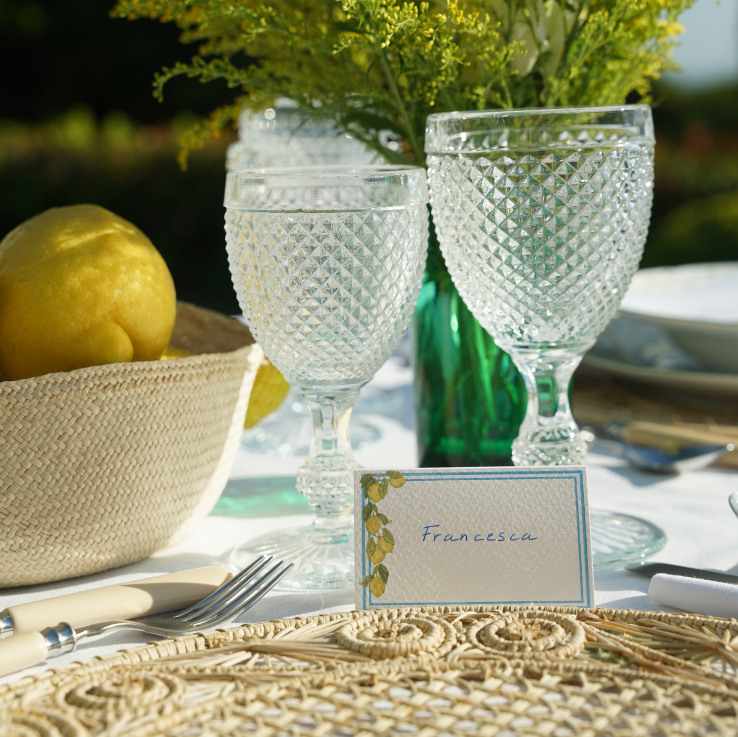 Place Cards When Life Gives You Lemons