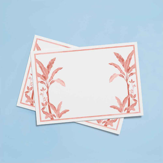 Cards Pale Pink Palms