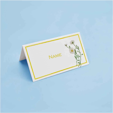 Personalised Place Card He Likes Me, He Likes Me Not