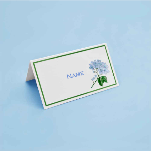 Personalised Place Card Hortensia