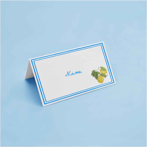 Personalised Place Card Make Lemonade