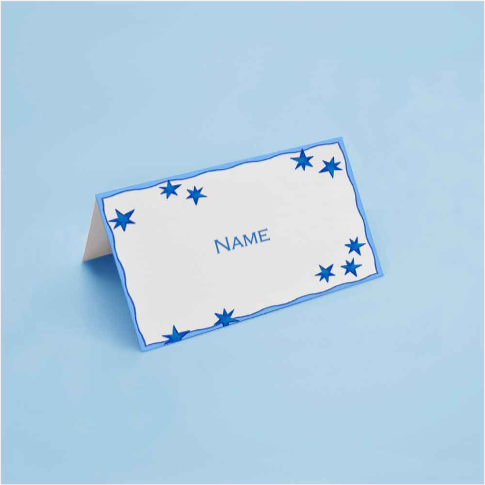 Personalised Place Card Starry Nights