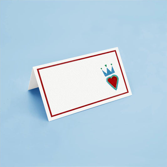 Place Cards Queen of Hearts