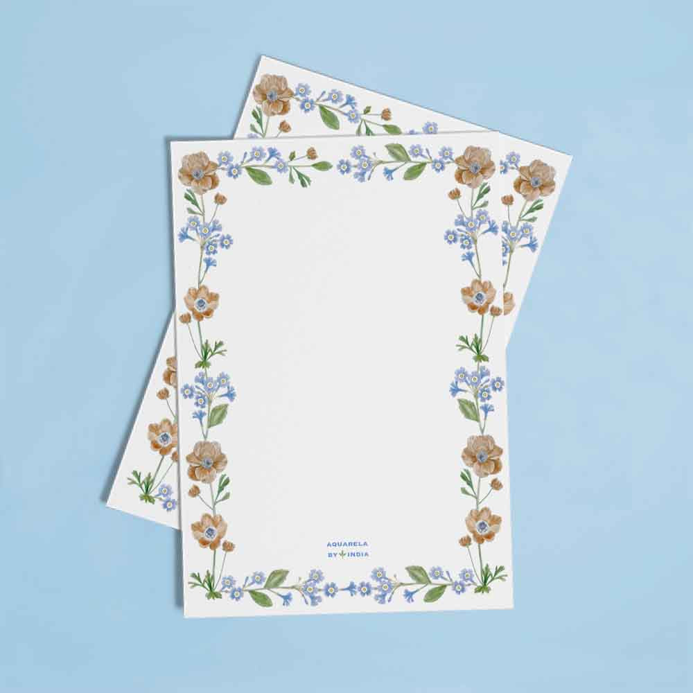 Personalised Menu Spring Florals