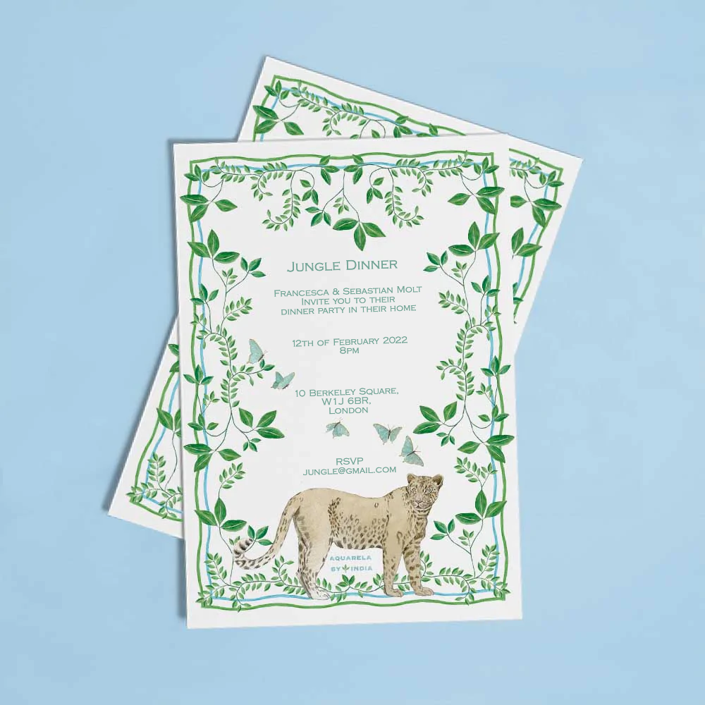 Personalised Invitation Spotted in the Jungle